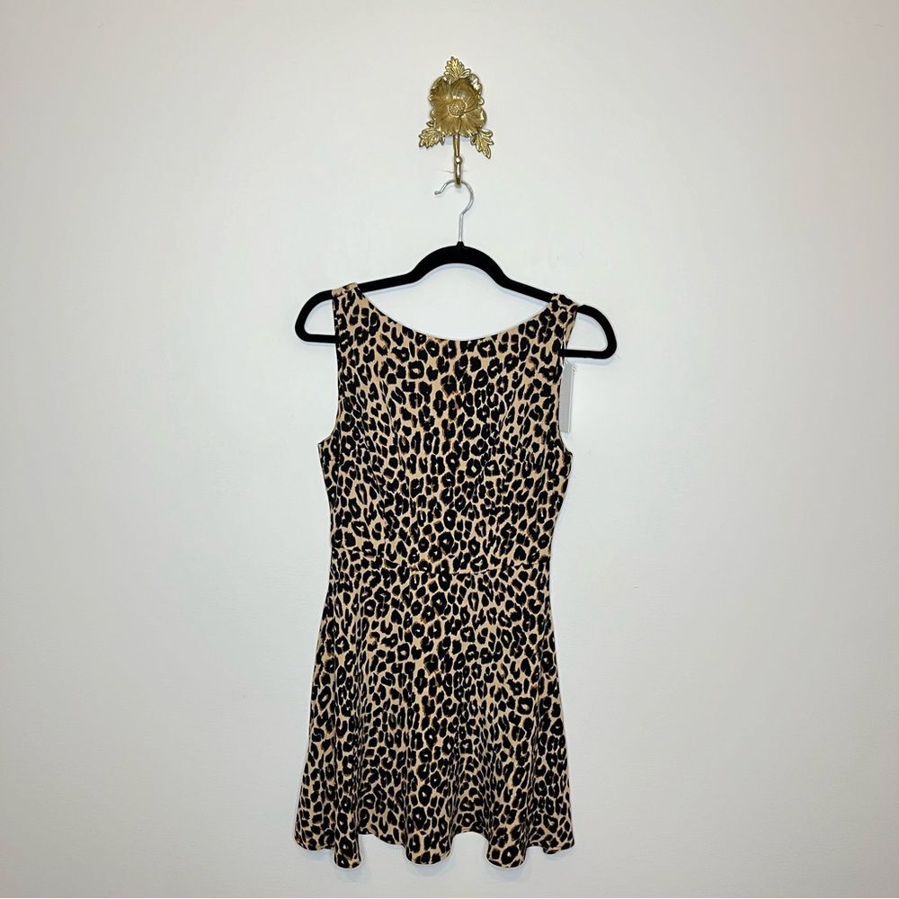 Reformation Elva Leopard Mini Dress 4